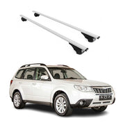 Dachträger Grundtäger für Subaru Forester III IV 2008-2018 Metall Silber 2 tlg