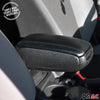 Central armrest armrest for Fiat Fiorino 2007-2021 PU leather ABS black