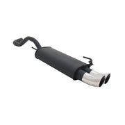 Novus Sportauspuff für VW Polo 4 6N / 6N2 2x76mm DTM Endschalldämpfer mit ABE