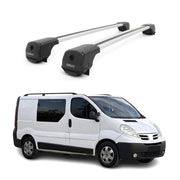Dachträger Grundträger für Nissan Primastar 2001-2014 Aluminium 75kg Grau 2tlg