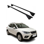 Dachträger Grundtäger für Seat Arona 2017-2026 75kg Metall Schwarz 2tlg