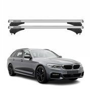 Menabo Dachträger Grundtäger für BMW 5er G31 Touring 2017-2023 Alu Silber 2 tlg