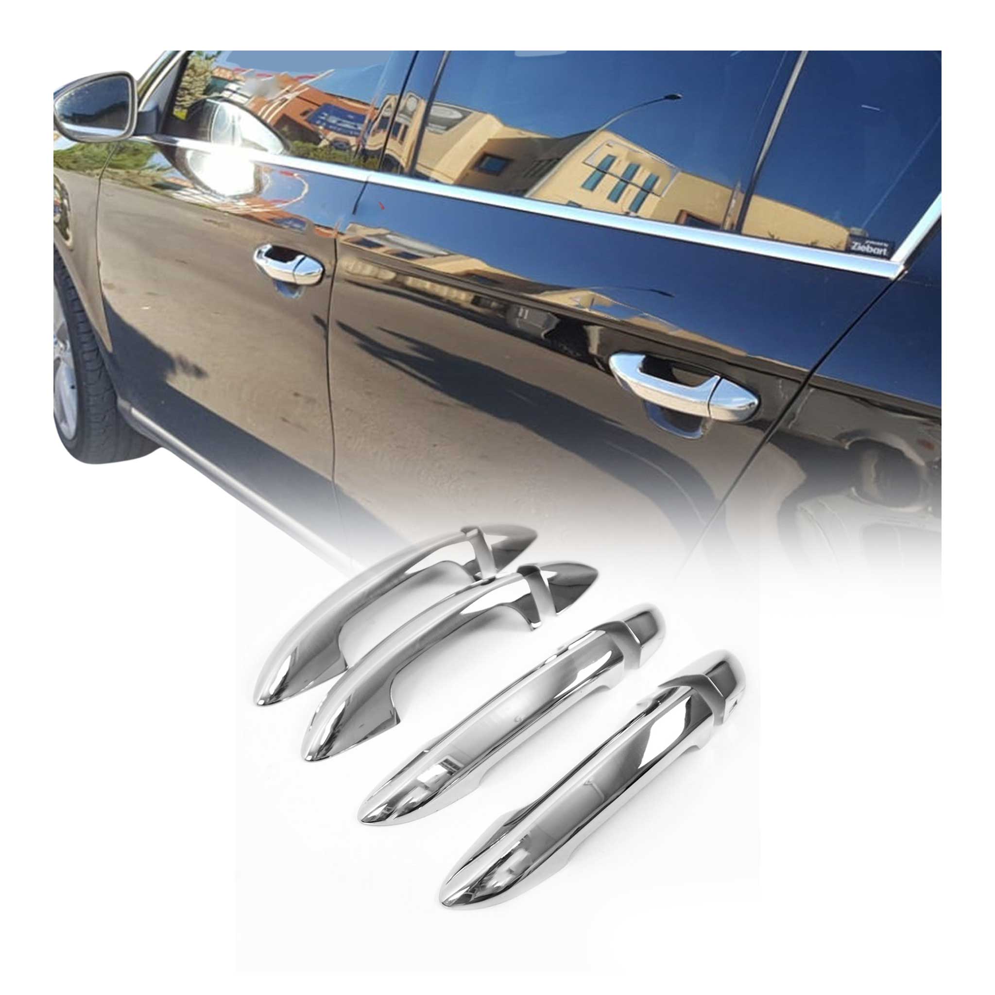 Chrom Türgriff Blende für VW Passat 2005-2010 4-Tür Edelstahl 8tlg