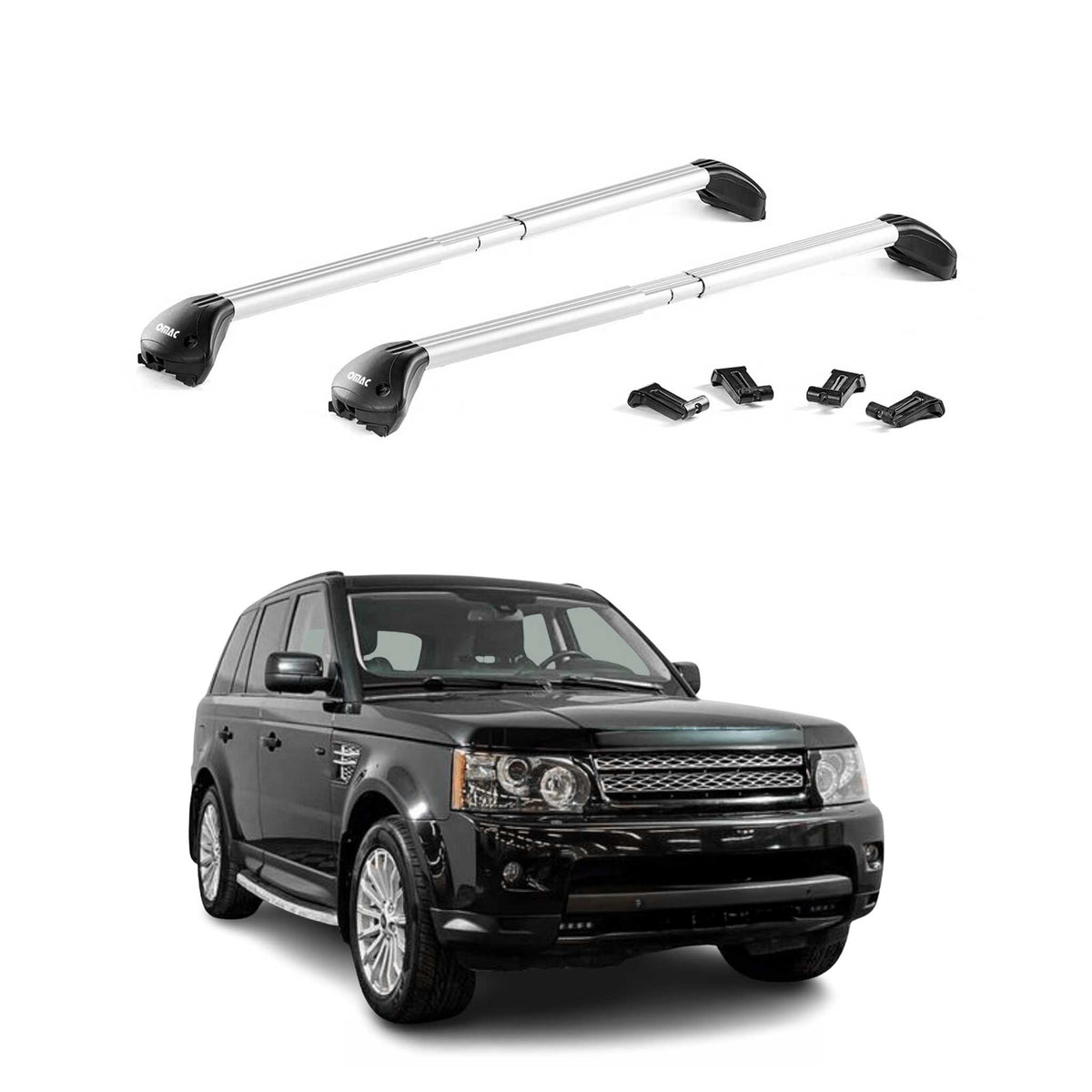 Dachträger für Land Rover Discovery Sport 2015-2026 100kg Alu Silber 2tlg ABE