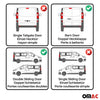 Sonnenschutz Gardinen für Citroen Jumper 2006-2024 L3 L4 Doppelhecktür 6x