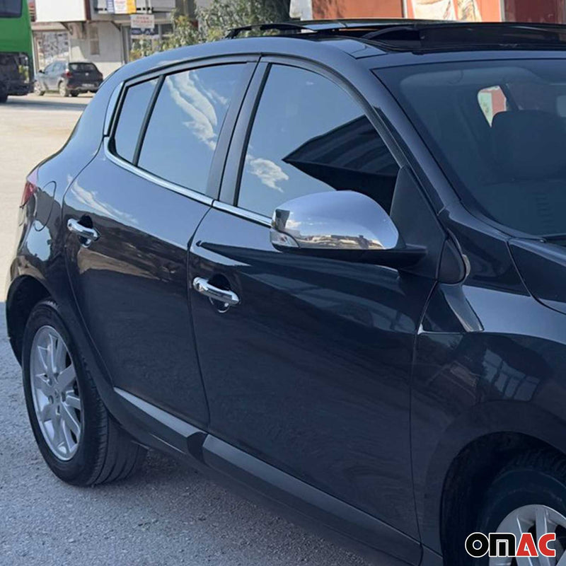 Fensterleisten Zierleisten für Renault Megane 2008-2016 Edelstahl Chrom 6tlg