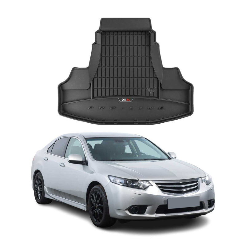 OMAC Gummi Kofferraumwanne für Honda Accord 2008-2015 TPE Laderaumwanne Schwarz