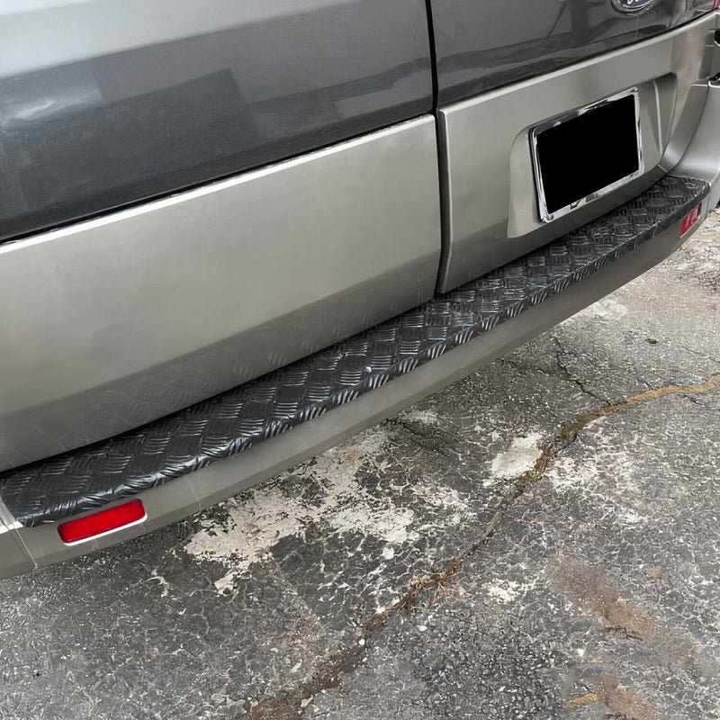 Ladekantenschutz Stoßstangenschutz für Ford Transit 2014-2025 Aluminium Schwarz