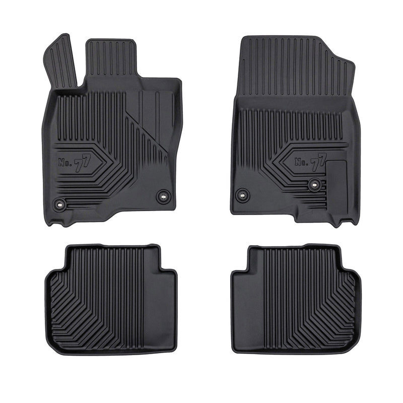 Fußmatten Gummimatten No.77 für Honda Civic XI 2021-2025 TPE Schwarz 3 teile