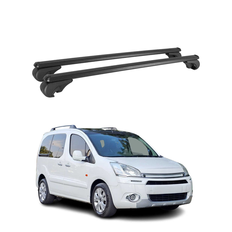 Dachträger für Citroen Berlingo 2008-2018 Gepäckträger Grundträger Alu Schwarz