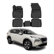 OMAC Gummimatten Fußmatten für Nissan X-Trail T33 IV Electric 2022-2026 Schwarz
