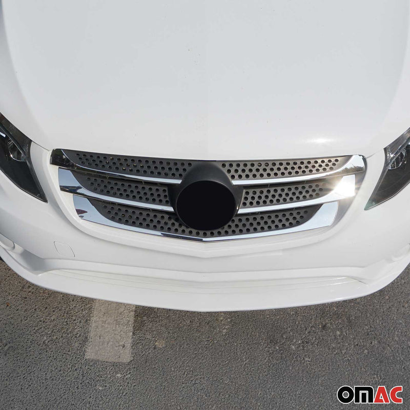 Kühlergrill Leisten Grillleisten für Mercedes Vito W447 2014-2019 Chrom 5x