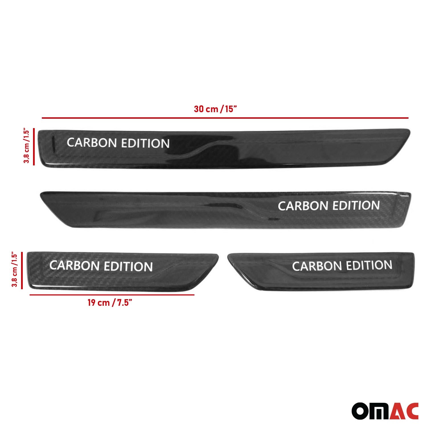Einstiegsleisten Türschweller Edition für VW Arteon Kohlefaser Carbon Schwarz 4x