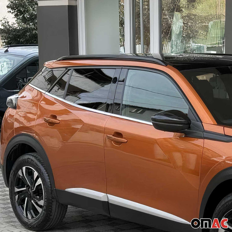 Fensterleisten Zierleisten für Peugeot 2008 2019-2020 Edelstahl Chrom 6tlg