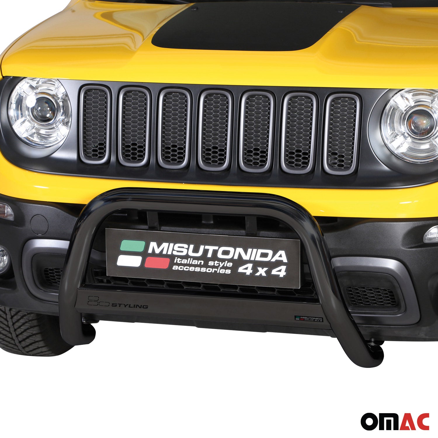 Frontbügel Frontschutzbügel für Jeep Renegade 2014-2024 Trailhawk ø63mm Schwarz