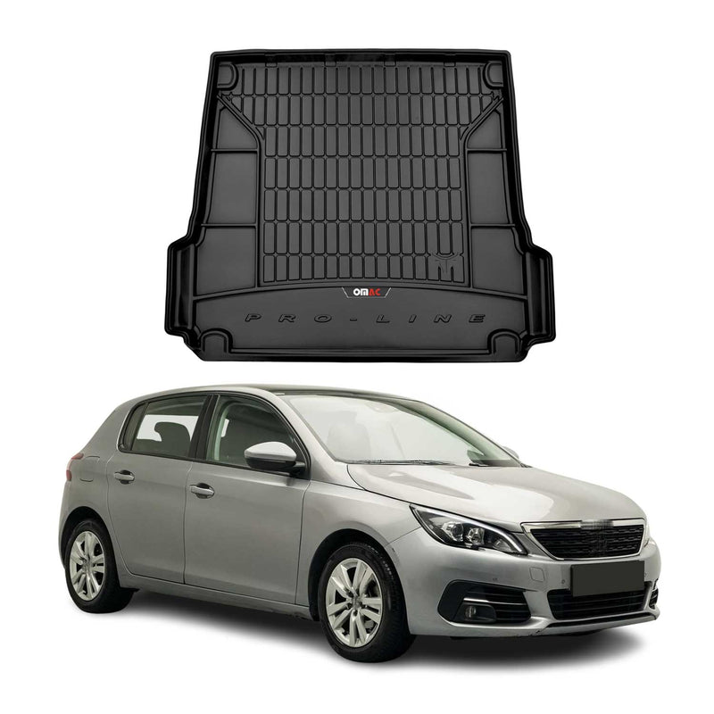 OMAC Gummi Kofferraumwanne für Peugeot 308 Kombi 2013-2021 mit seitlicher Ablage