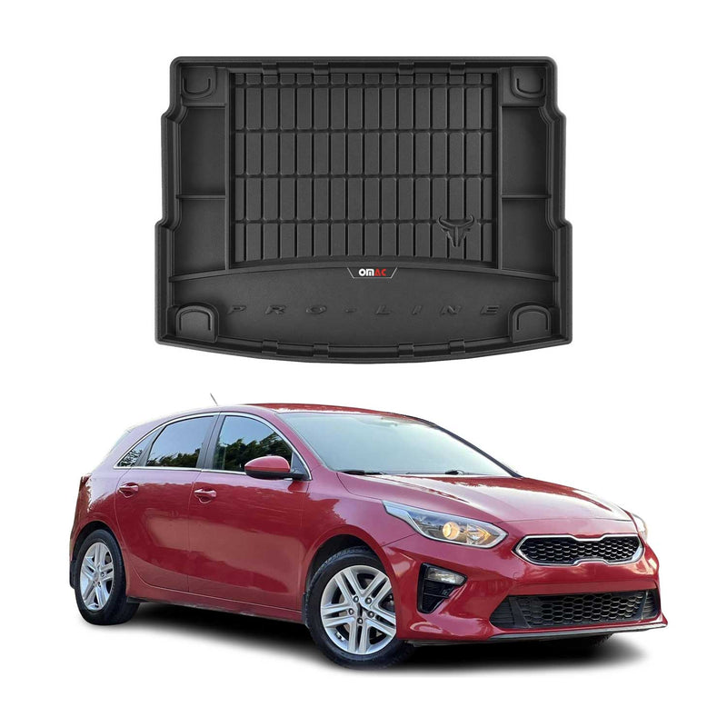 OMAC Gummi Kofferraumwanne für Kia Ceed 2018-2025 TPE Laderaumwanne Schwarz