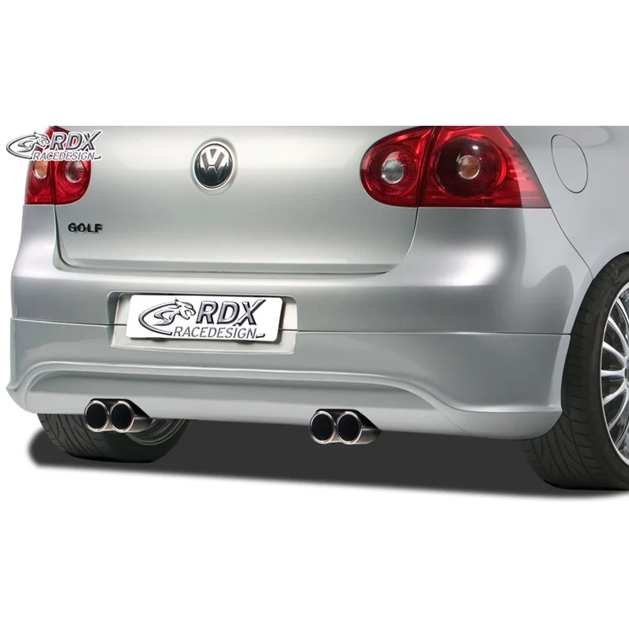 RDX Heckschürzenansatz für VW Golf V R32 Schrägheck 2003-08 Auspuff Links/Rechts