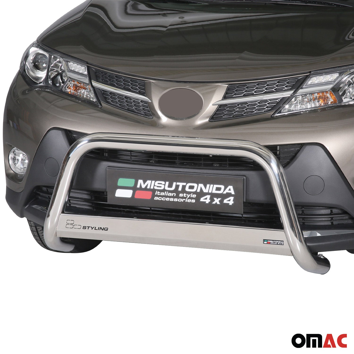 Frontbügel Frontschutzbügel für Toyota RAV4 XA40 2013-2015 ø63mm Stahl Silber