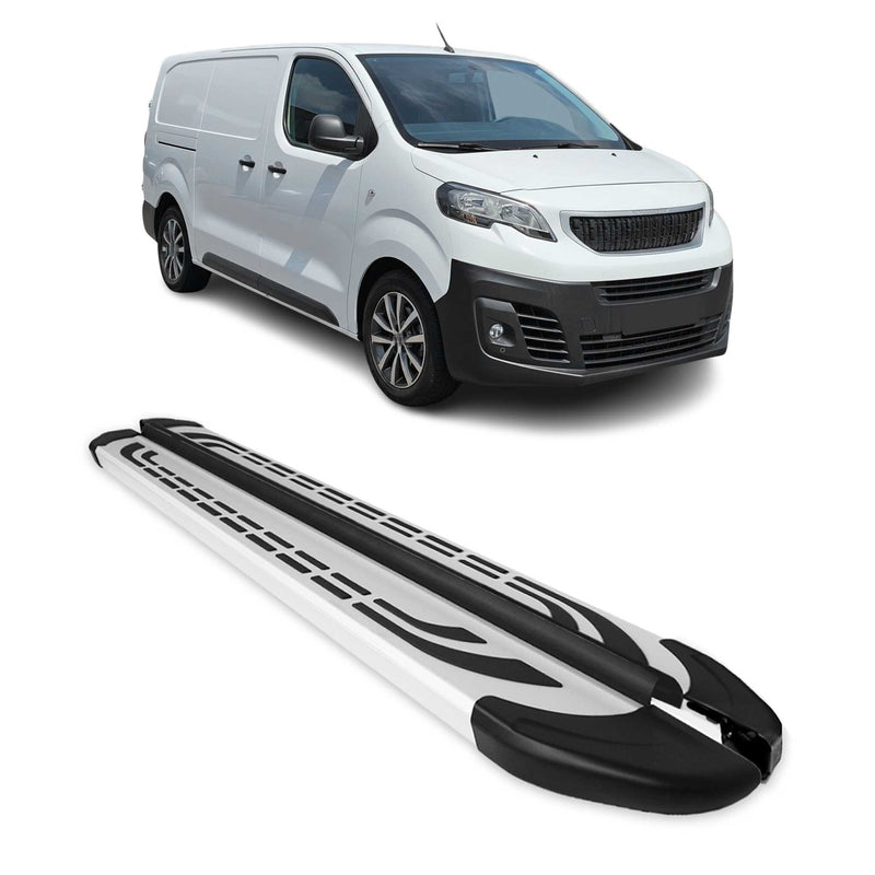 Trittbretter Schweller Seitenbretter für Peugeot Traveller 2017-2025 L2 L3 Alu