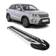 Alu Trittbretter Seitenschweller Seitenbretter für Suzuki Vitara 2015-2026 Grau
