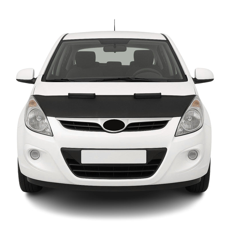 Haubenbra Steinschlagschutz Bonnet Bra für Hyundai i20 2008-2012 Schwarz Halb