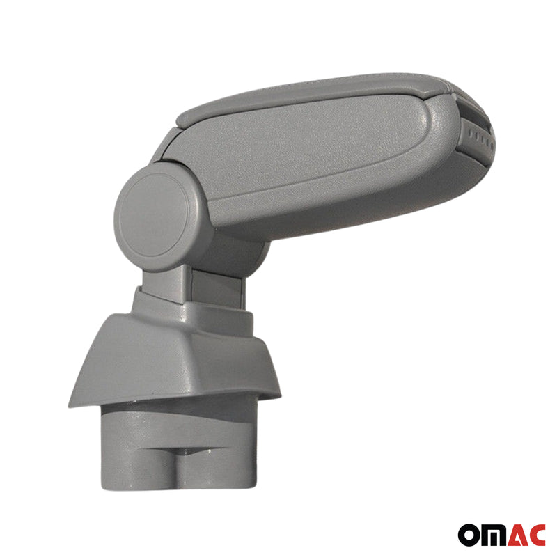 Mittelarmlehne Armlehne für Ford Transit Connect 2002-2009 PU-Leder ABS Grau