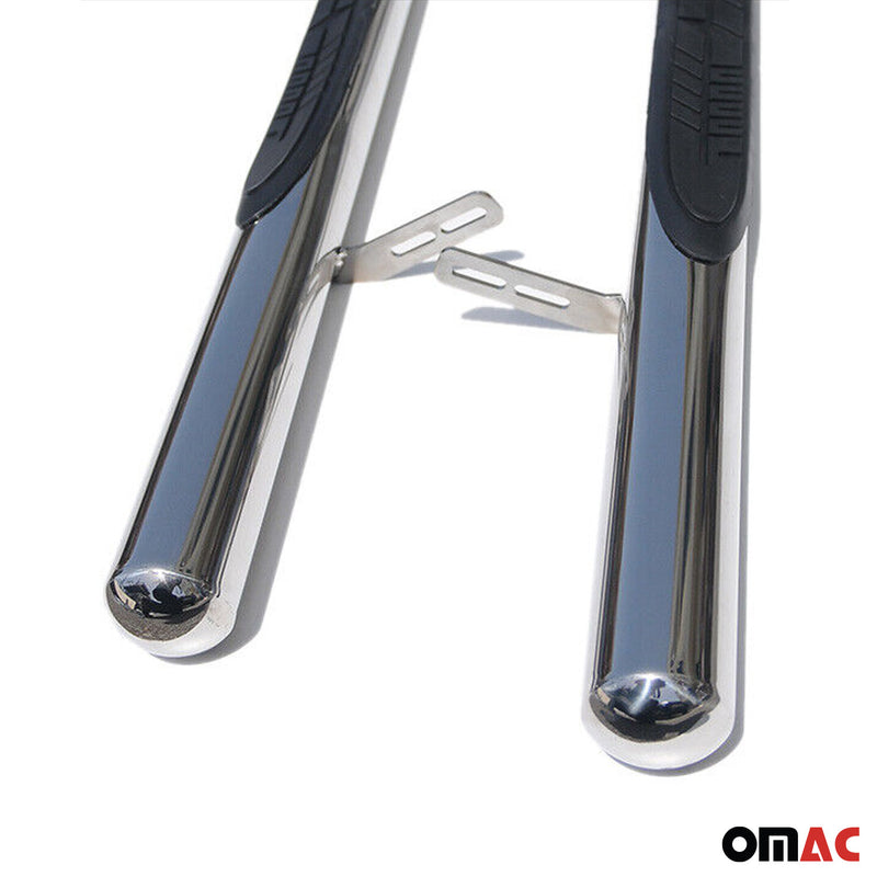Running Boards Side Tubes for Peugeot Boxer 2006-2014 L1 Ø70mm Stainless Steel Chrome