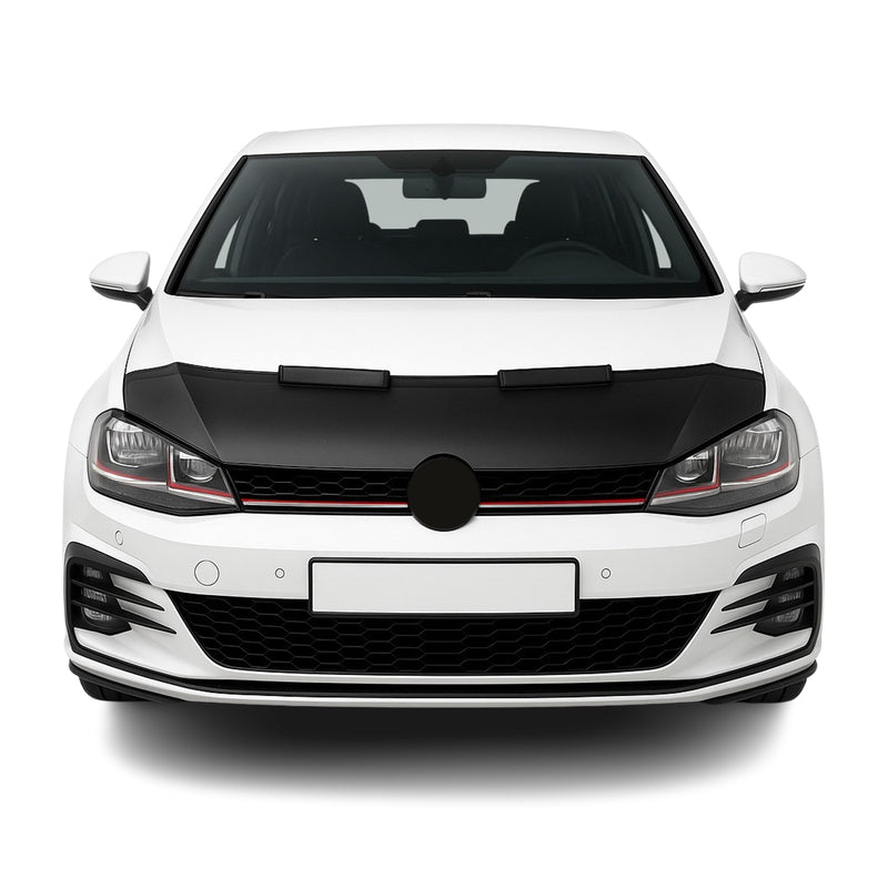 Haubenbra Steinschlagschutz Bonnet Bra für VW Golf 2012-2019 Schwarz Halb