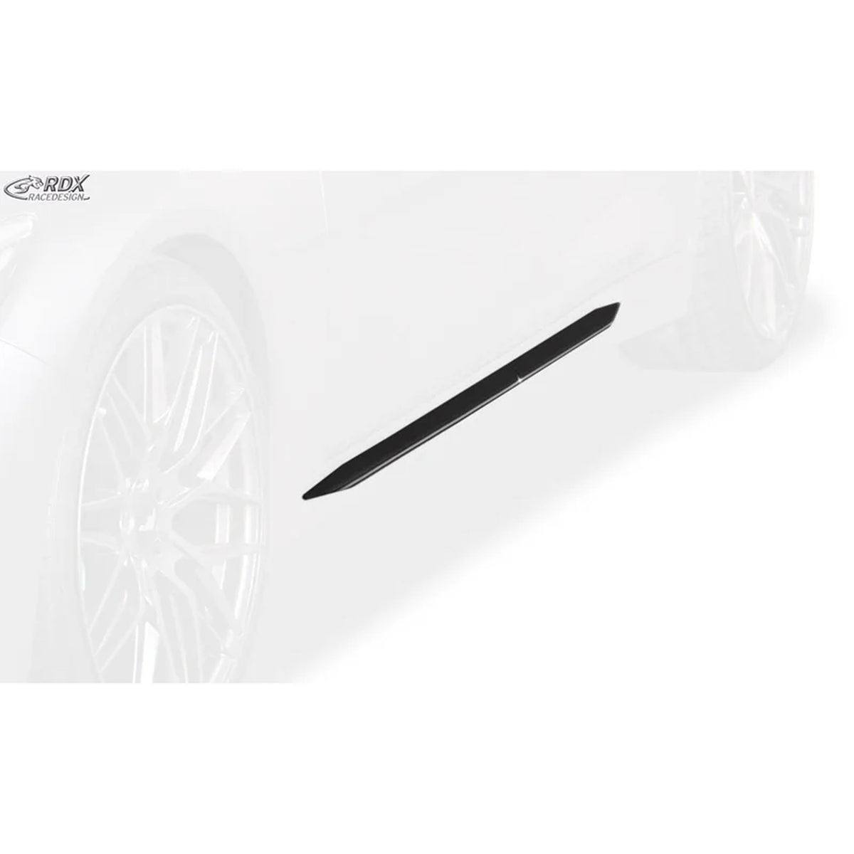 RDX Seitenschweller für Infinity Q50 2013- Slim ABS Schwarz 2er-Set TÜV