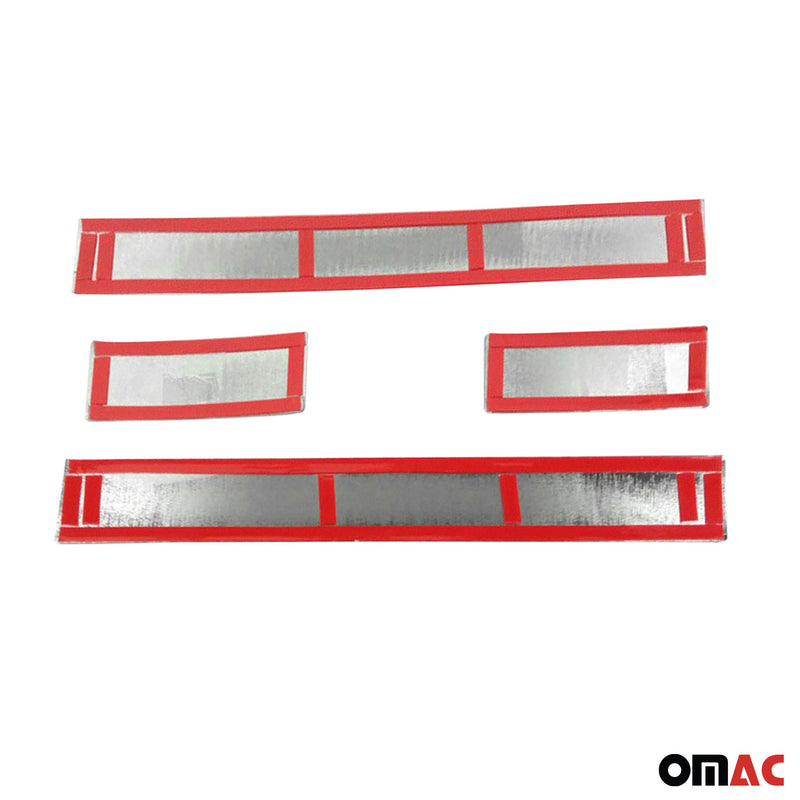 Einstiegsleisten Türschweller für Opel Crossland X 2017-2025 Edelstahl Silber 4x