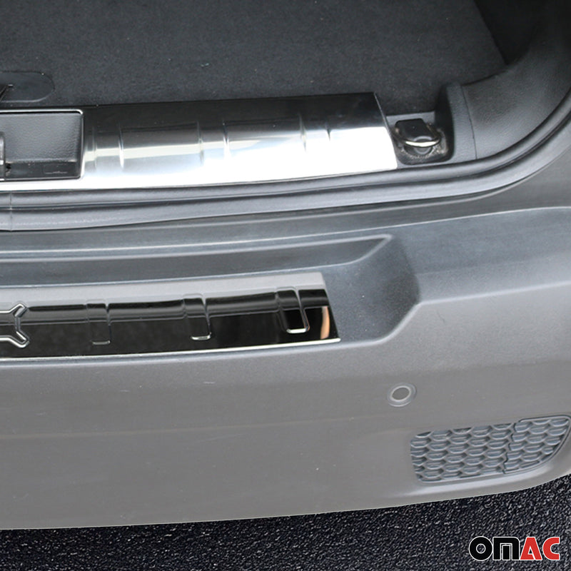 Ladekantenschutz & Stoßstange Satz für Jeep Renegade 2014-24 Edelstahl Glänzend