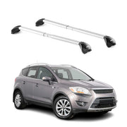 Dachträger Grundtäger für Ford Kuga I 2008-2012 100kg Aluminium Silber 2x ABE