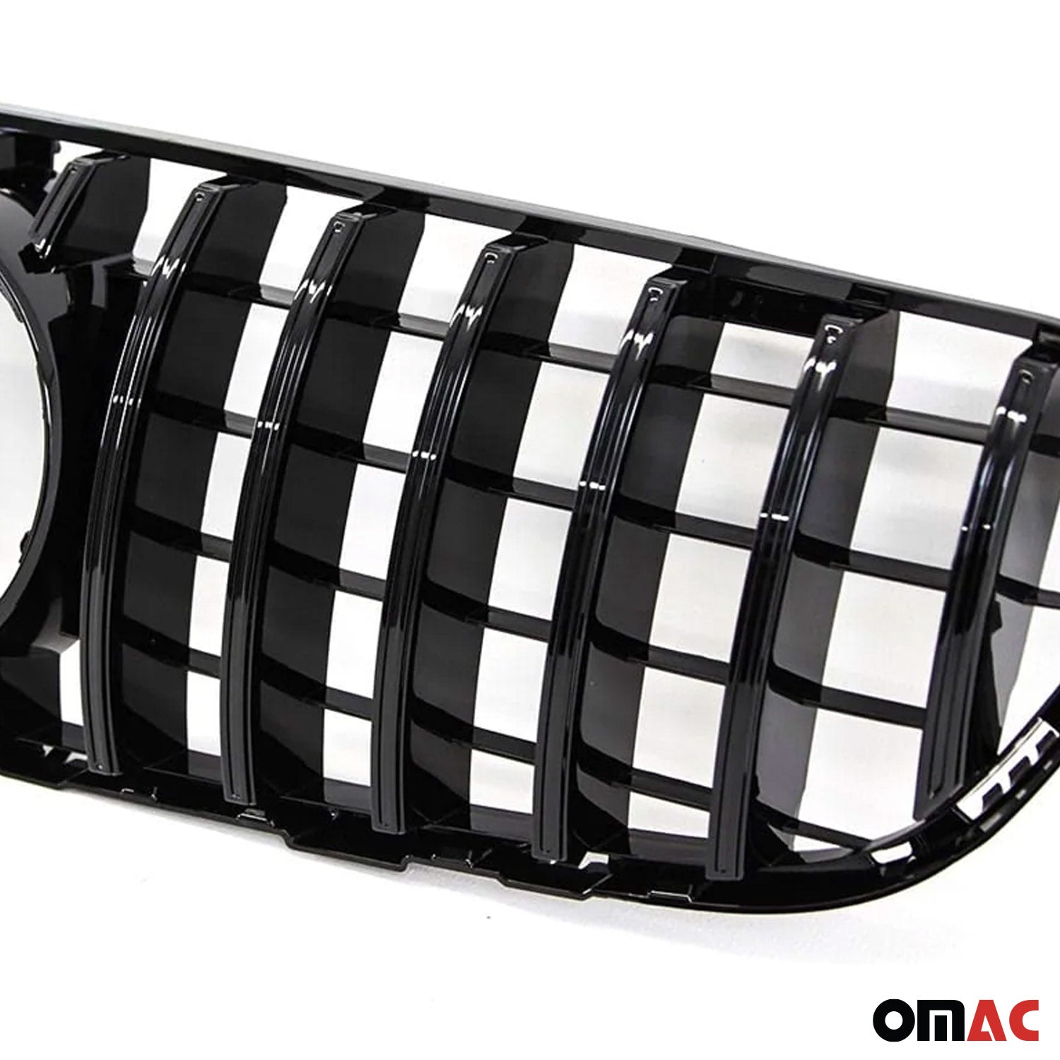 Kühlergrill Grill Frontgrill für Mercedes GLC X253 C253 2015-2019 Schwarz