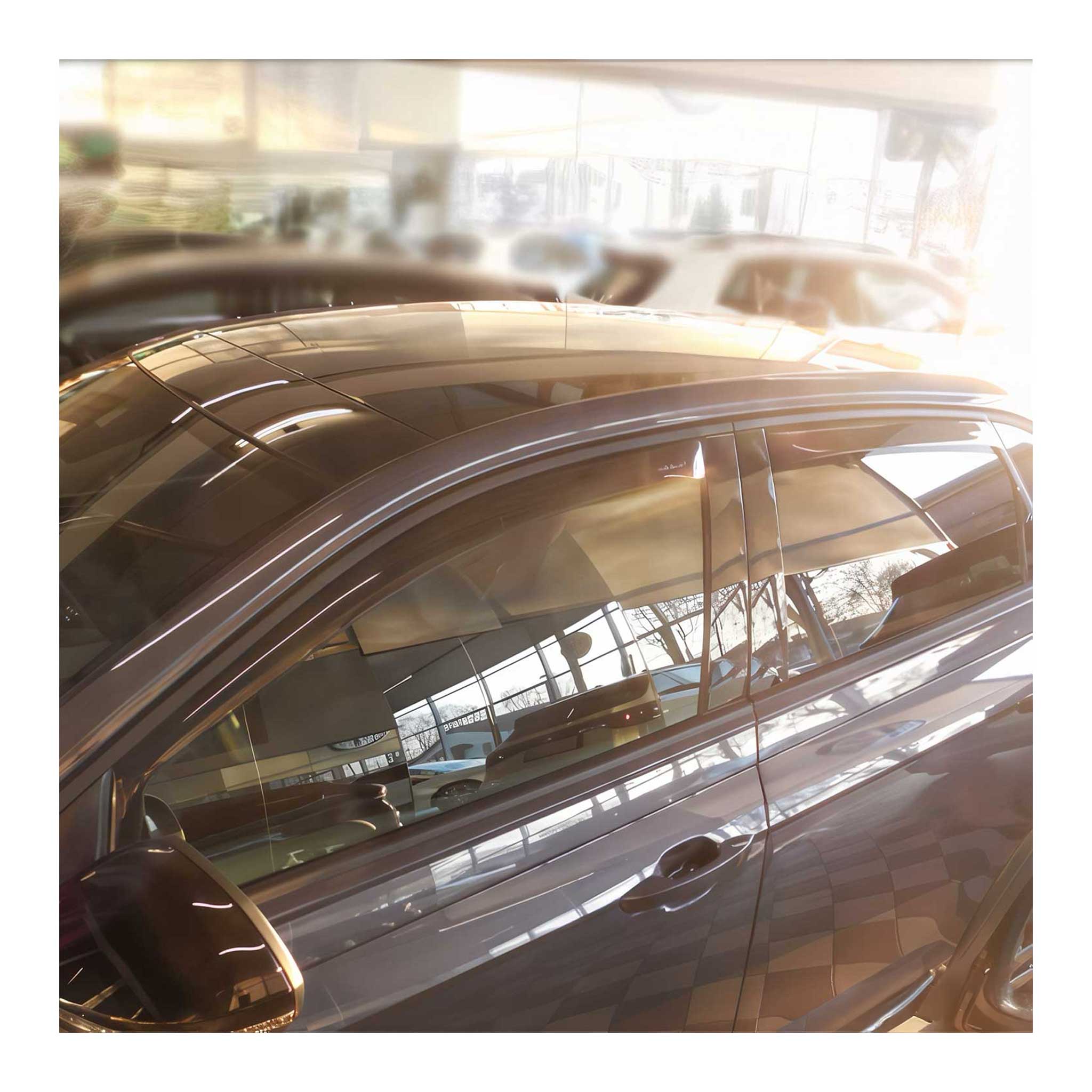 Windabweiser Regenabweiser für VW Taigo 2020-2025 Dunkel Acryl 4tlg