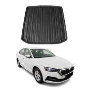 Kofferraumwanne Laderaumwanne für Skoda Octavia NX 2020-2026 Gummi TPE Schwarz