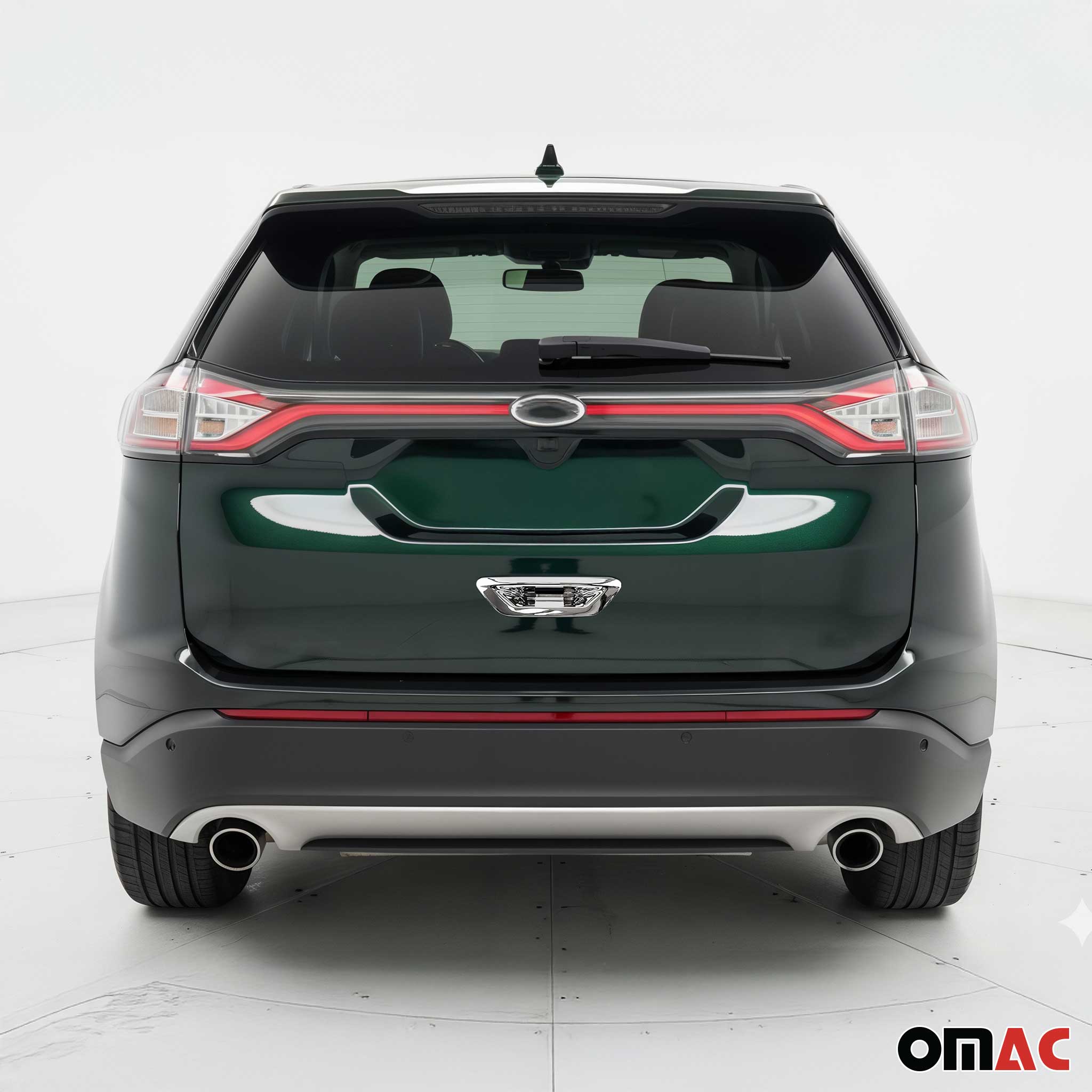 Kofferraumleiste Heckklappe Griff für Ford Edge 2015-2024 Chrom ABS Silber 1tlg