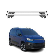 Menabo Dachträger Grundtäger für Fiat Doblo 2022-2026 90kg Alu Silber 2 tlg
