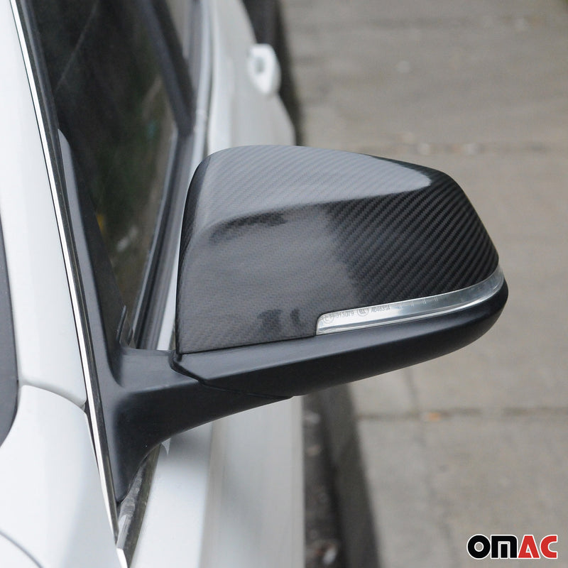 Mirror caps mirror cover for BMW 2 Series F22 2012-2021 carbon fiber black 2 pieces