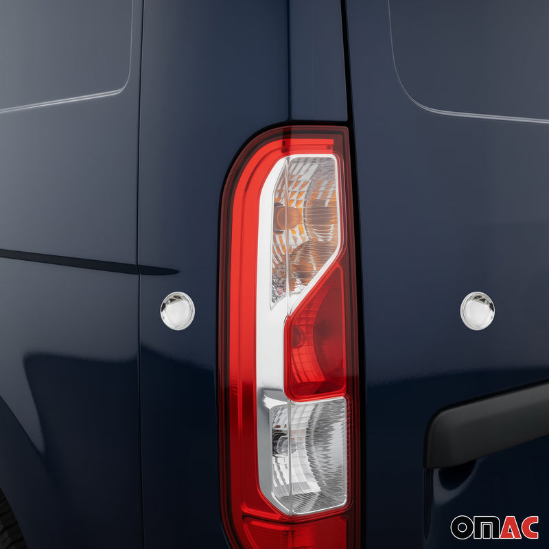 Rücklicht Leisten Heckleuchte für Renault Master 2010-2025 Edelstahl Silber 4tlg