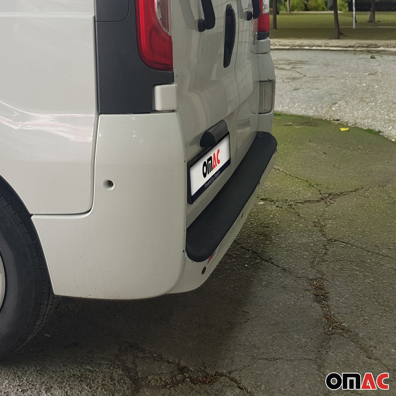 Ladekantenschutz Stoßtangenschutz für Opel Vivaro 2001-2014 Matt ABS Schwarz