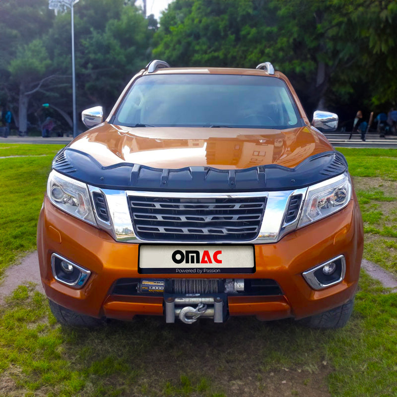 Motorhaube Deflektor Insekten Steinschlagschutz für Nissan Navara 2015-2020 3tlg