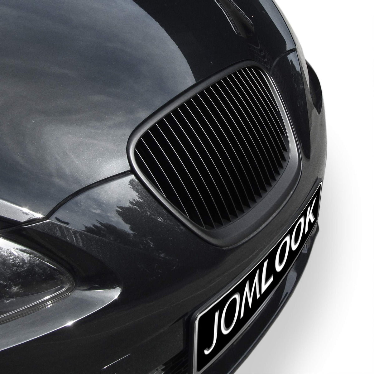 JOM Kühlergrill für Seat Leon (1P/Altea) 5P FL ab 2009 ohne Emblem ABS Schwarz