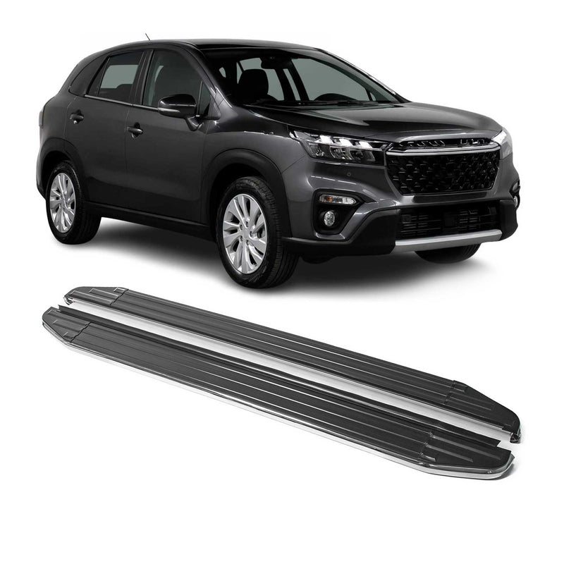 Trittbretter Seitenschweller für Suzuki SX4 2015-2024 ABE Alu