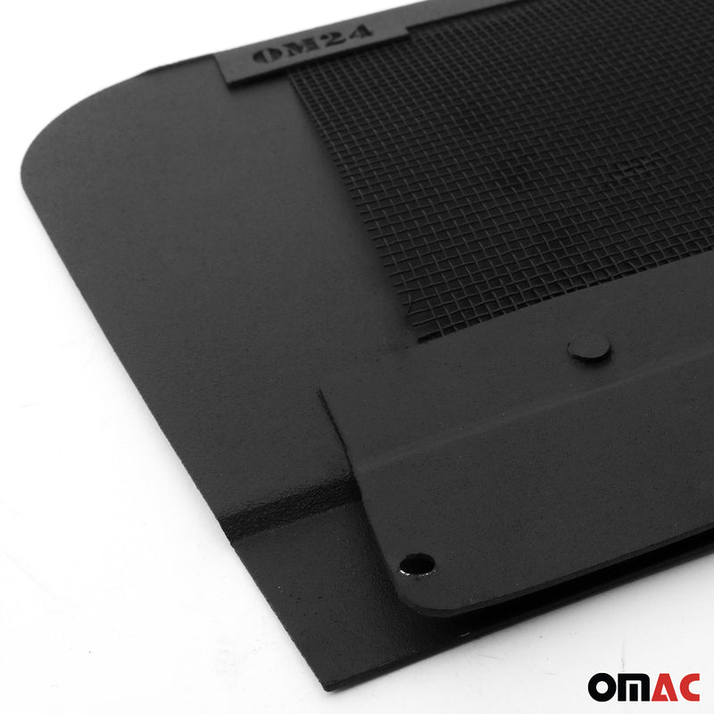 Lüftungsgitter Be & Entlüftung für Ford Transit 2014-2025 Aluminium Schwarz 2tlg