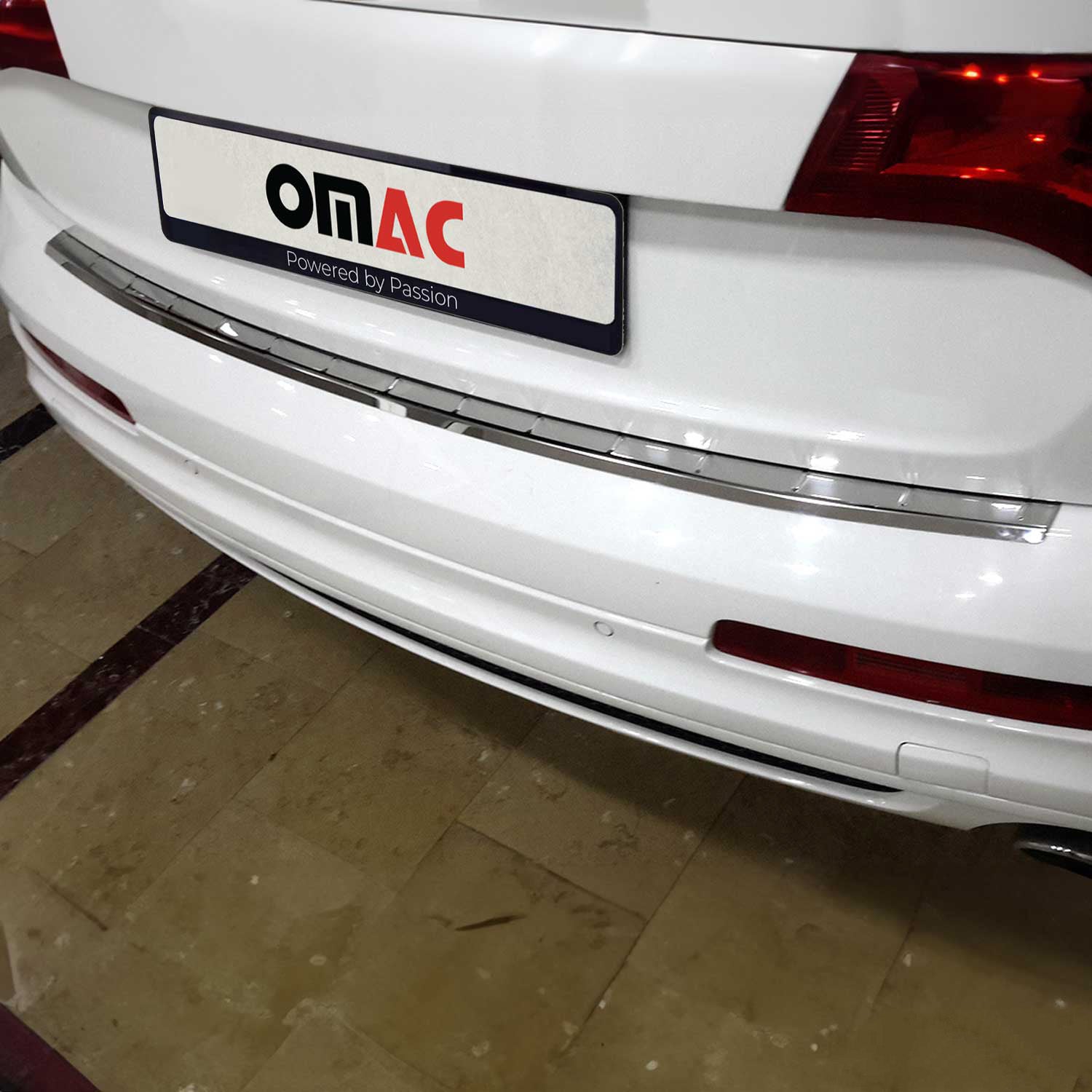 Ladekantenschutz Stoßstange für Audi Q7 4L 2006-2015 Edelstahl Chrom gebürstet