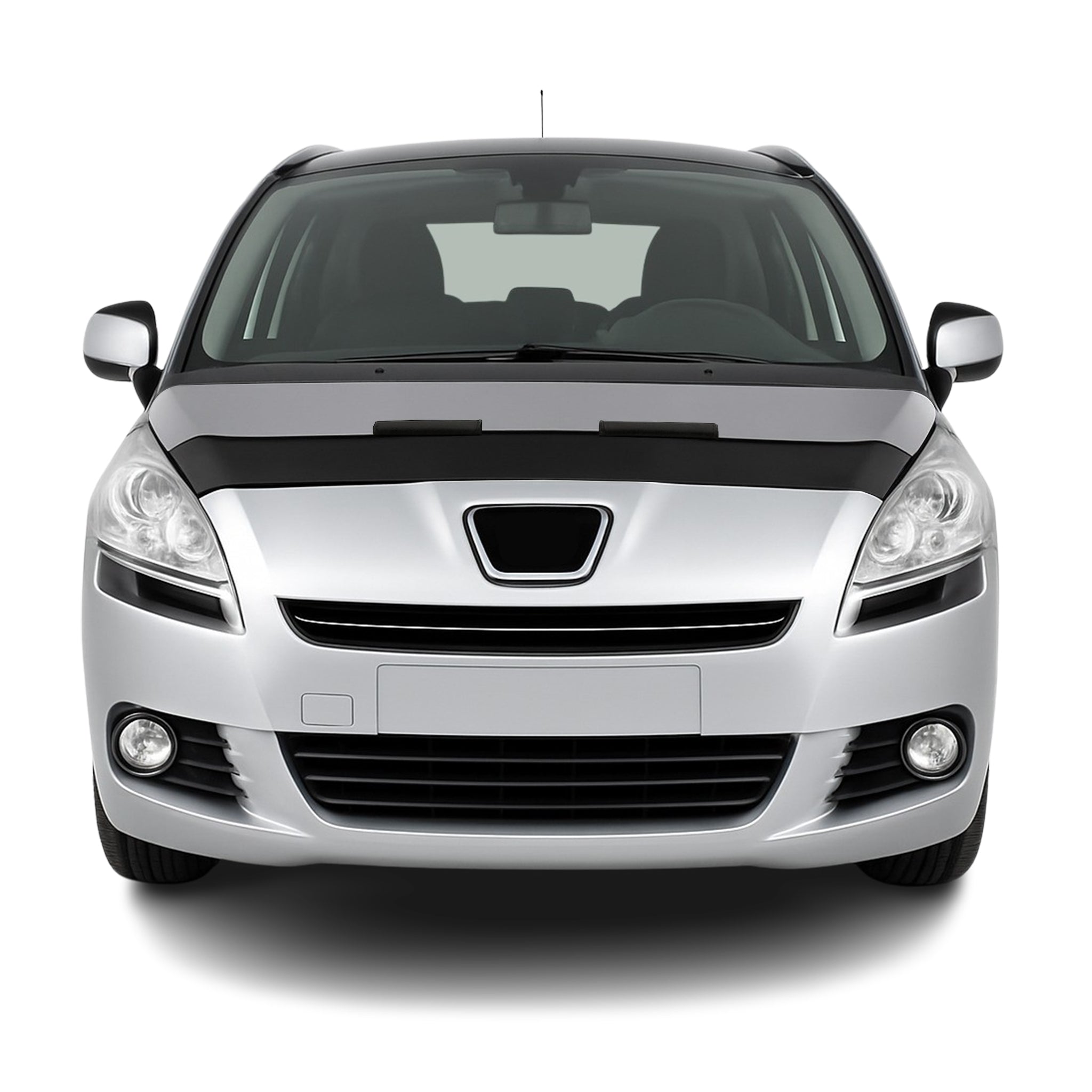 Haubenbra Steinschlagschutz Bonnet Bra für Peugeot 5008 2010-2016 Schwarz Halb