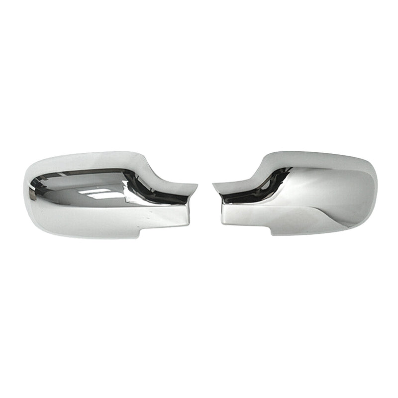 Spiegelkappen Spiegelabdeckung für Renault Clio 2005-2013 Edelstahl Silber 2tlg
