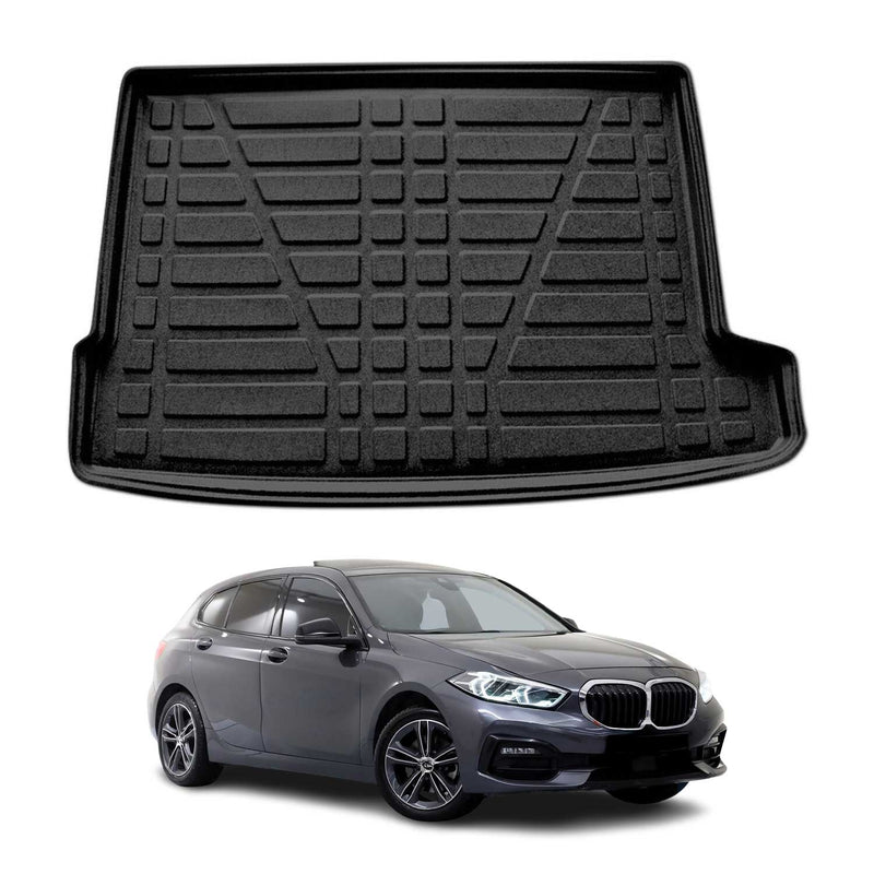 Kofferraumwanne Laderaumwanne für BMW 1er F40 2019-2024 Gummi TPE Schwarz