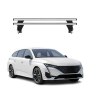 Menabo Dachträger Grundträger für Peugeot 308 SW mk3 2021- Alu Grau 2tlg